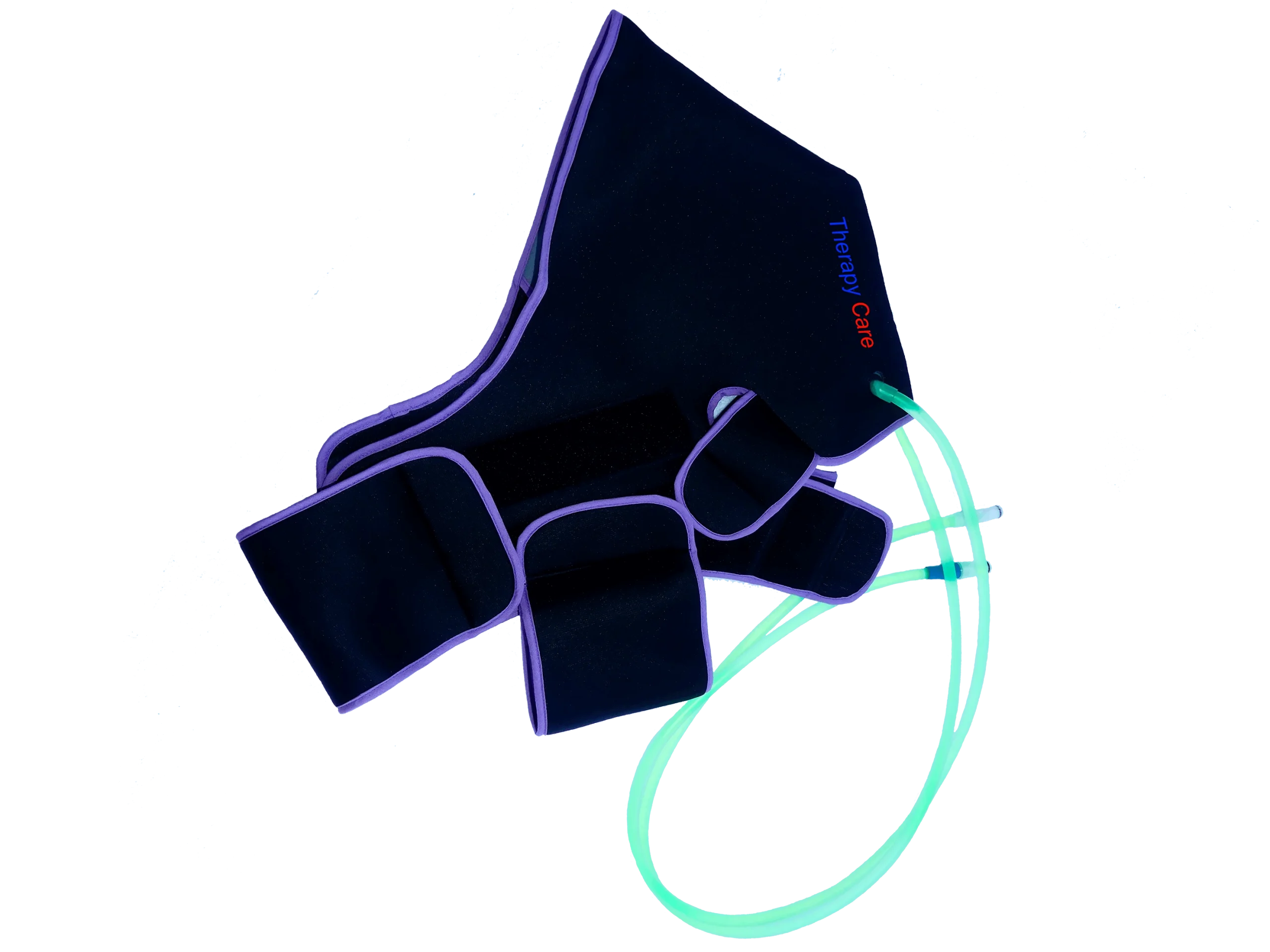 Shoulder heat exchanger designed to apply heat, cold or thermal contrasts in injury prevention, maintenance and muscle recovery.